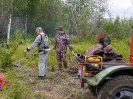 Чтобы огонь не прошел - всю траву нужно заблаговременно выкосить и убрать.